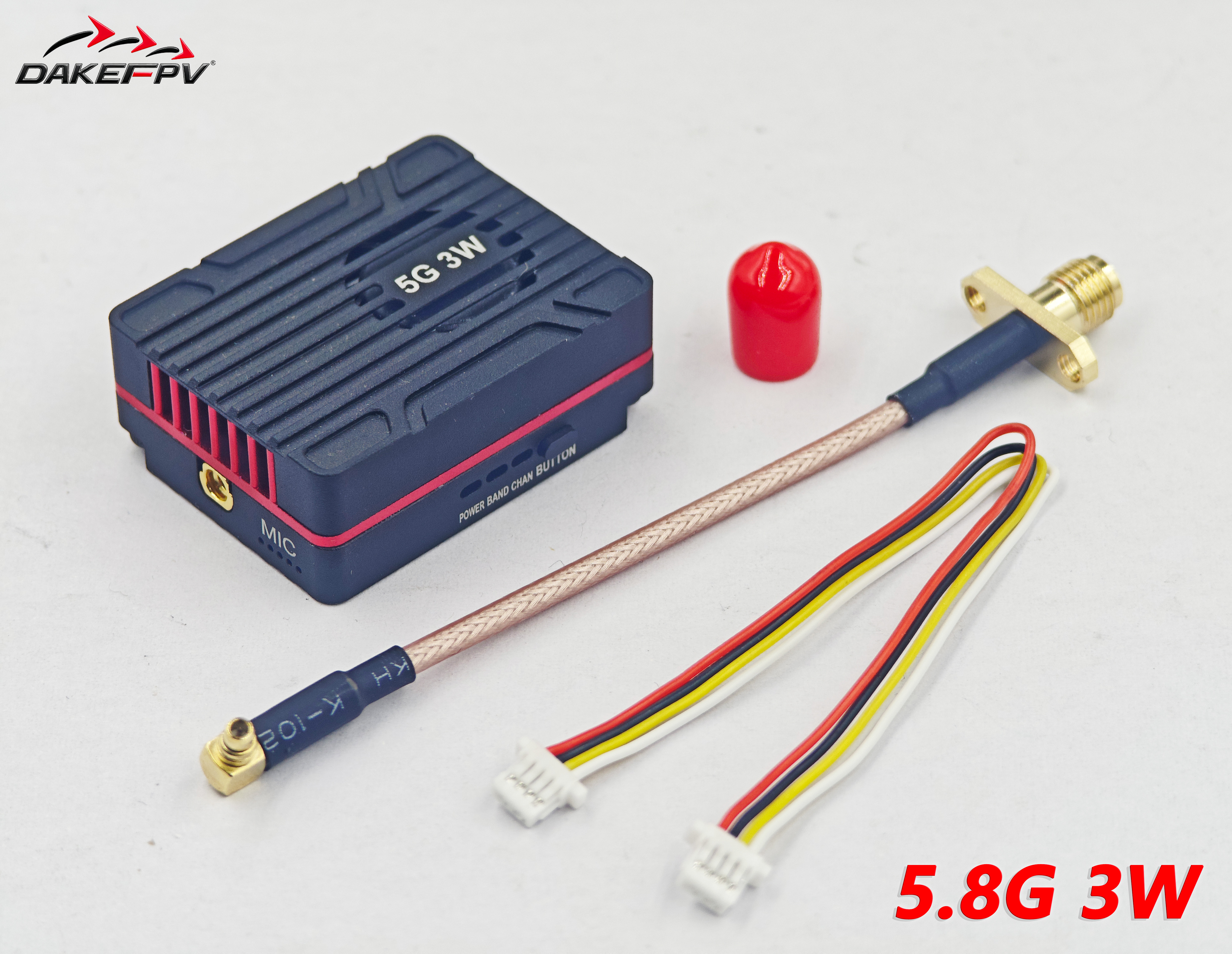 Drone Racing Transmitter - DAKEFPV 5.8G 3W VTX video transmitter
