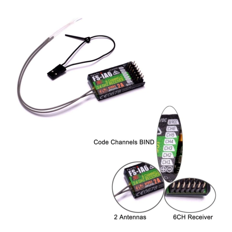 Flysky FS-IA6 Receiver 6CH Dua - Drone Racing Receiver avis et prix