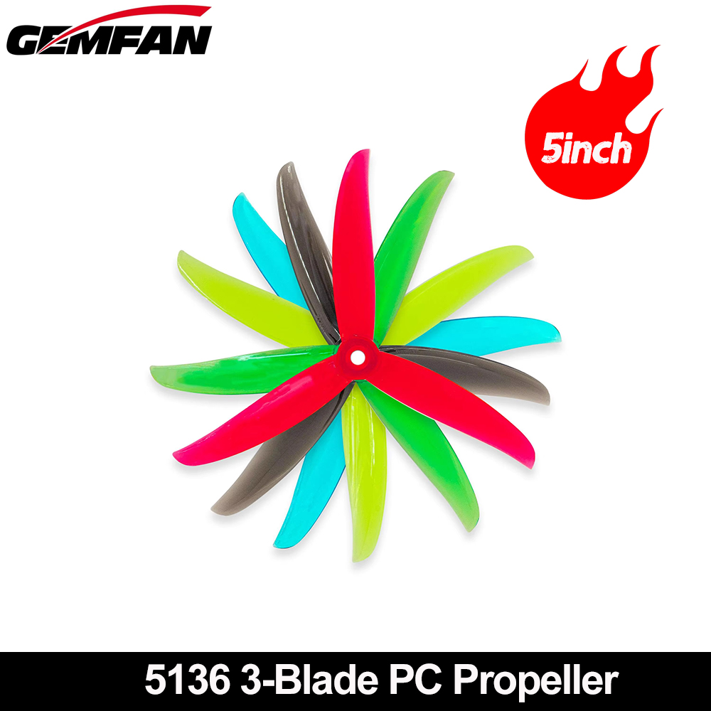 Gemfan VANOVER 5136 3 Blade PC - Drone Racing Propeller avis et prix