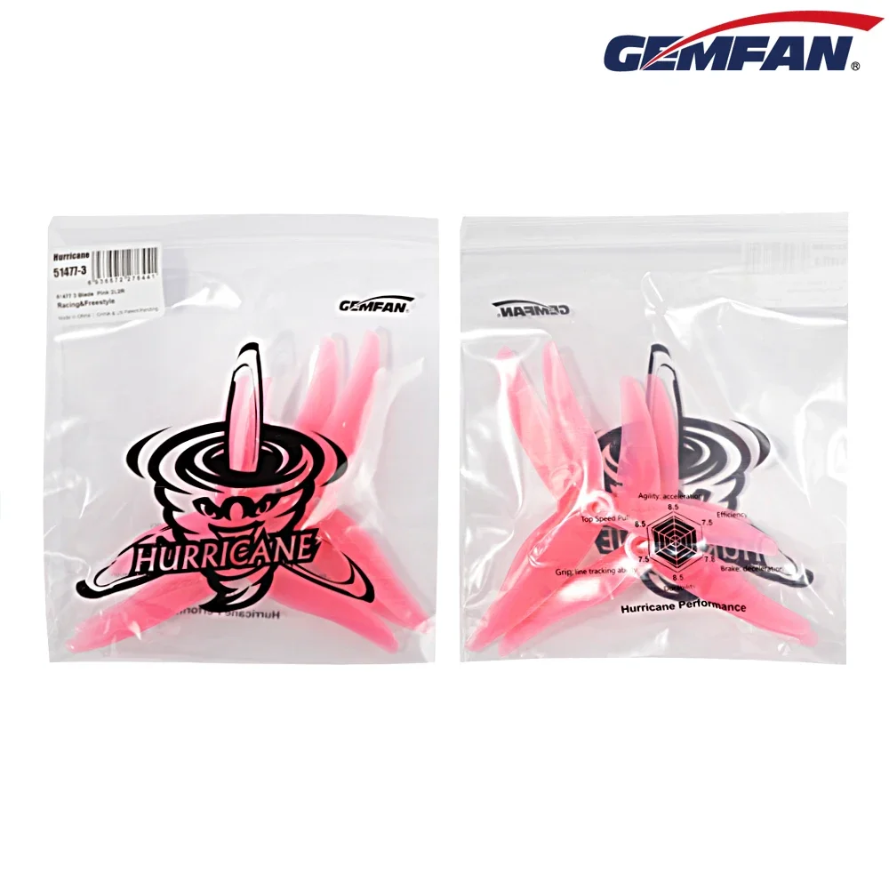 10Pairs (10CW + 10CCW) Gemfan  - Drone Racing Propeller avis et prix