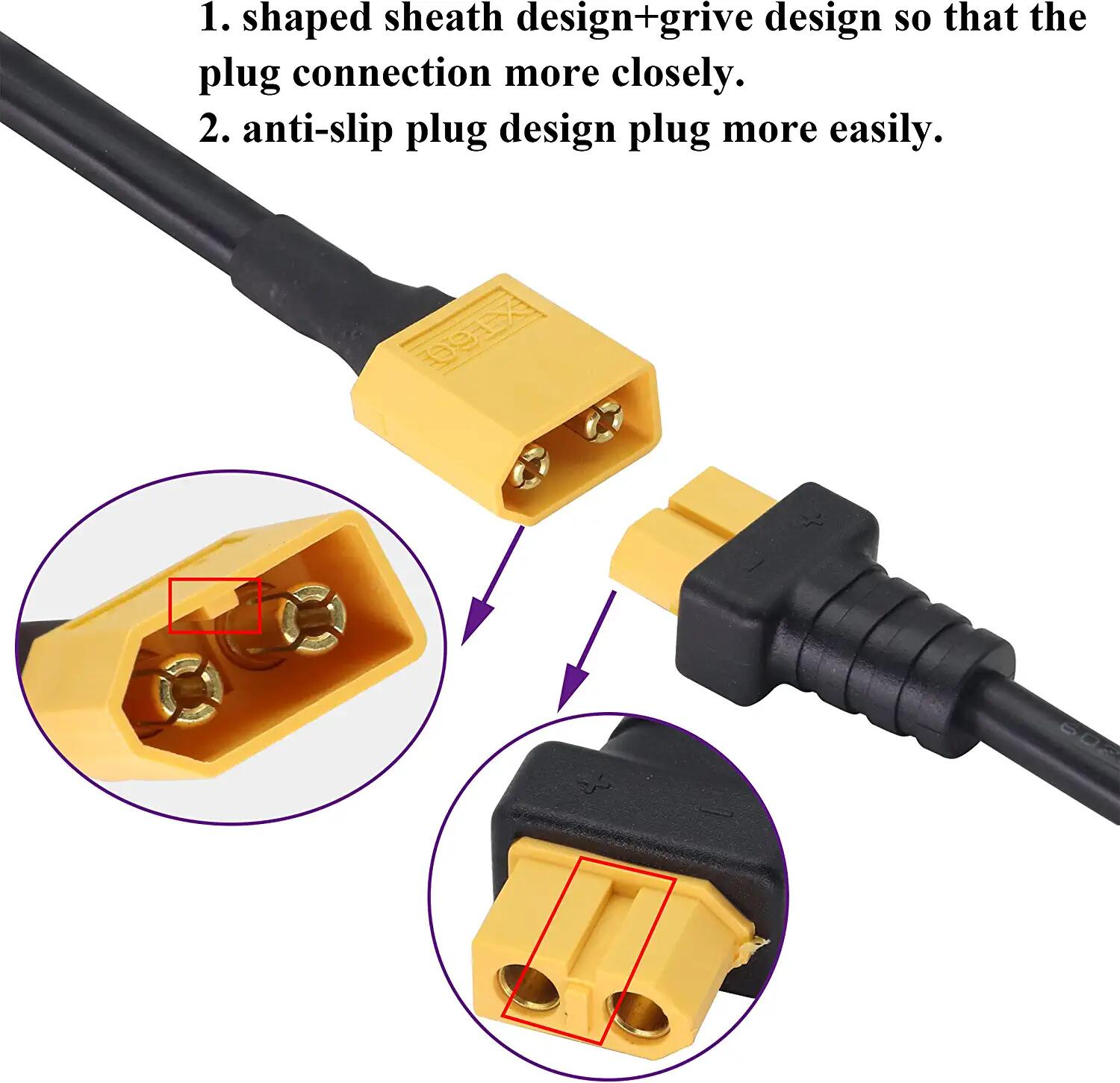 XT60 Adapter Cable XT60 Male t - Drone Racing Gate avis et prix