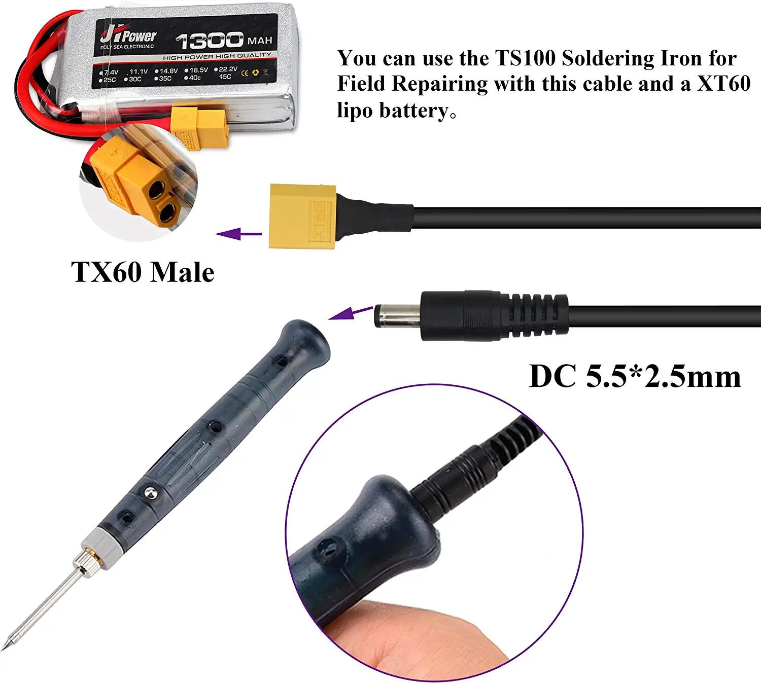 XT60 Adapter Cable XT60 Male t - Drone Racing Gate avis et prix