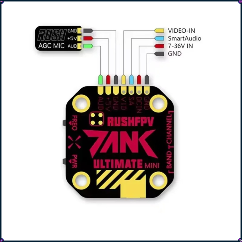 Rush Cherry FPV Stubby Antenna - Drone Racing Receiver avis et prix