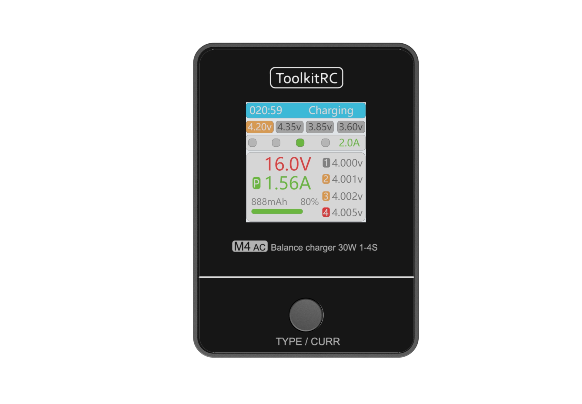 ToolkitRC M4AC 30W LiPO LiFE L - Drone Racing Charger avis et prix