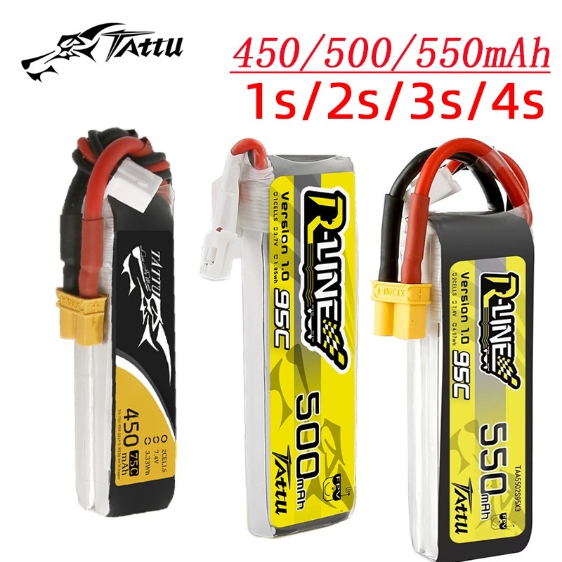 3Pcs NEW TATTU 450/500/550mAh  - Drone Racing Battery avis et prix