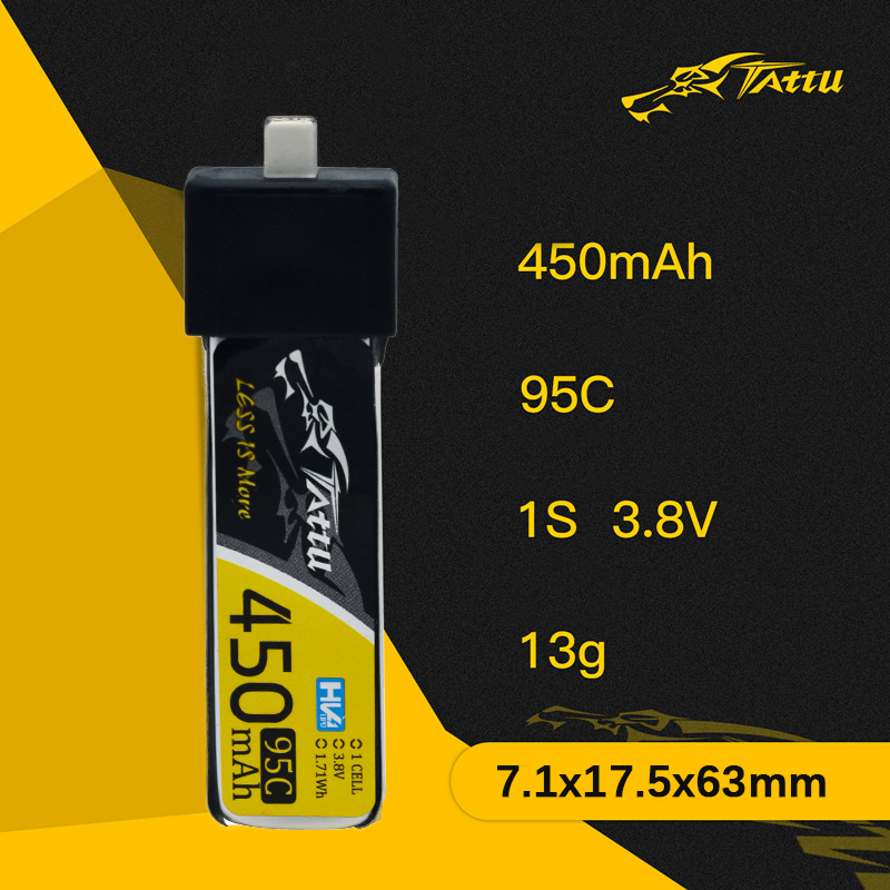 3Pcs NEW TATTU 450/500/550mAh  - Drone Racing Battery avis et prix