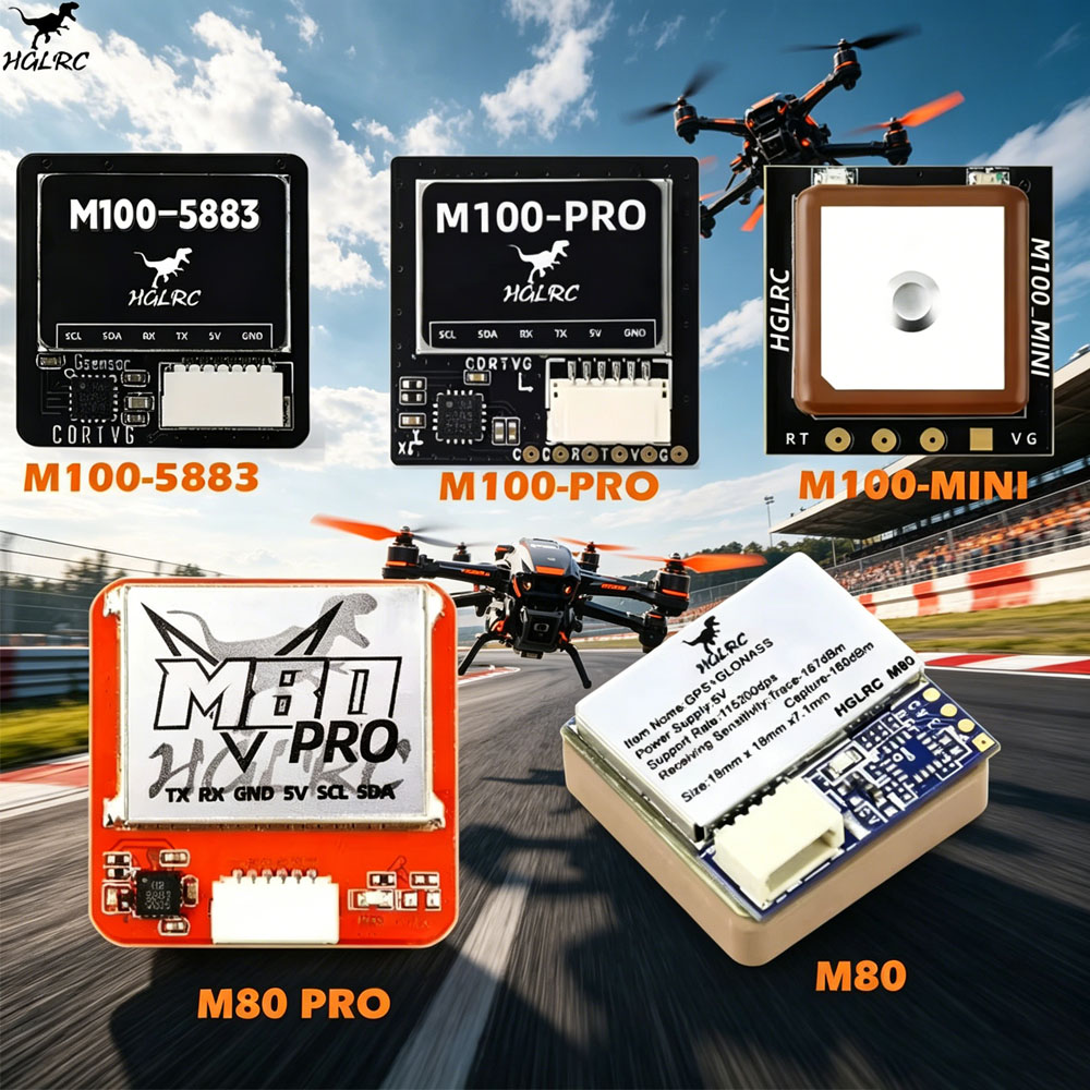 HGLRC M100-5883 GPS/ M100-PRO  - Drone Racing Flight Controller avis et prix