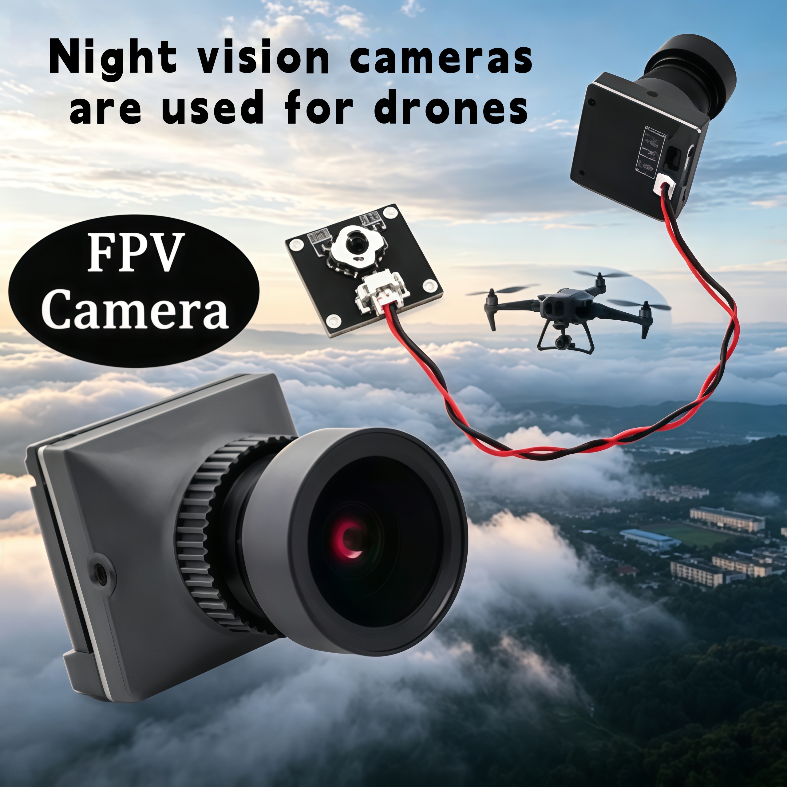 1500TVL HD CADDX Snail FPV Cam - Drone Racing Camera avis et prix